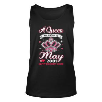 Queens Are Born In May 2001 T 18Th Birthday Unisex Tank Top | Mazezy