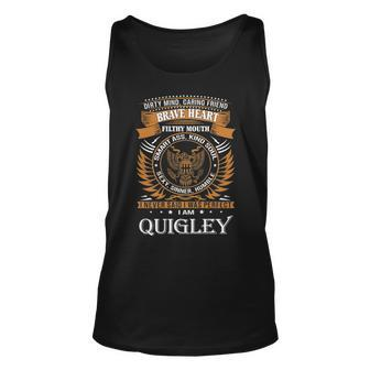 Quigley Name Gift Quigley Brave Heart V2 Unisex Tank Top - Seseable