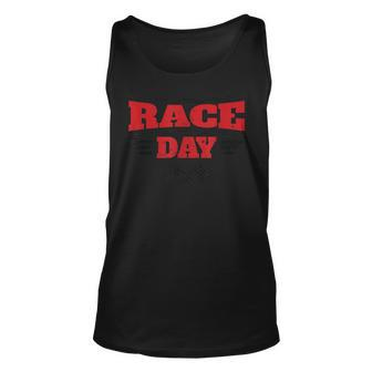 Race Day - Checkered Flags Unisex Tank Top | Mazezy