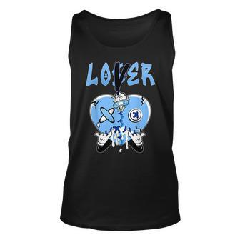 Racer Blue 5S To Match Loser Lover Heart 5 Racer Blue Unisex Tank Top - Seseable