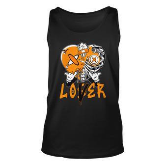 Racer Orange 5S To Match Loser Lover Heart 5 Racer Blue Unisex Tank Top | Mazezy