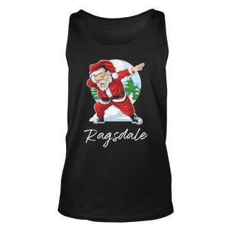 Ragsdale Name Gift Santa Ragsdale Unisex Tank Top - Seseable
