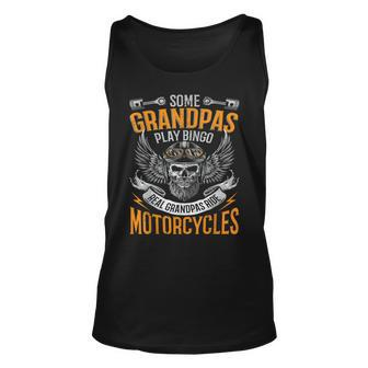 Real Grandpas Ride Motorcycles Gift For Mens Unisex Tank Top - Seseable