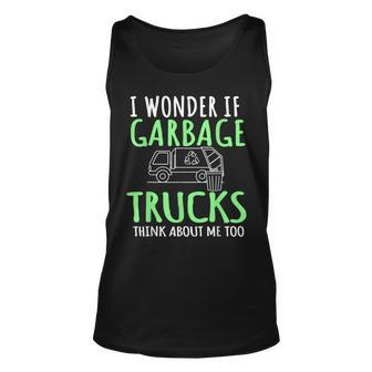 Recycling Garbage Truck Trash Collector Recycle Earth Day Unisex Tank Top | Mazezy