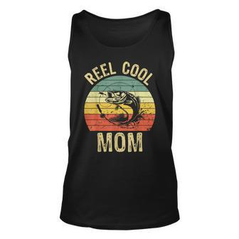Reel Cool Mom Fishing Gifts Women Fishing Lovers Retro Unisex Tank Top - Seseable