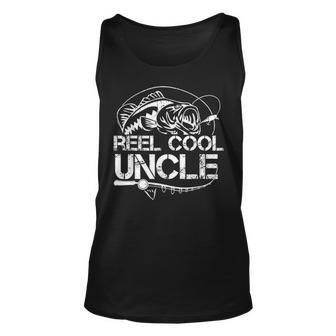 Reel Cool Uncle Fishing Daddy Fathers Day Dad Gifts For Men V2 Unisex Tank Top - Seseable