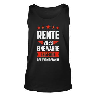 Rentner 2023 Eine Legende Geht In Rente Tank Top - Seseable