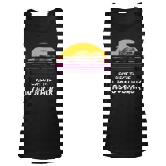 Respect The Groundhog Woodchuck Retro Ground-Hog Day Unisex Tank Top | Mazezy