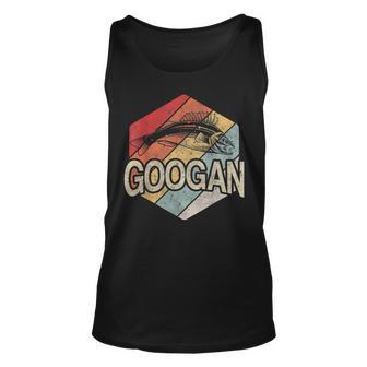 Retro Googan Fish Fishing Vintage Sunset Funny Fisherman Fan Unisex Tank Top - Seseable