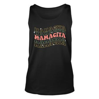 Retro Groovy Mamacita Mexican Mom Cinco De Mayo Tank Top | Mazezy