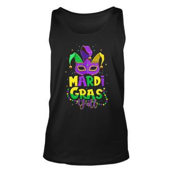 Retro Its Mardi Gras Yall Carnival Parade Party Unisex Tank Top - Seseable