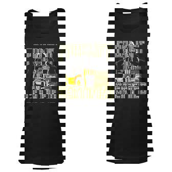 Retro Style Funny Forklift Operator Forklift Certified Unisex Tank Top | Mazezy