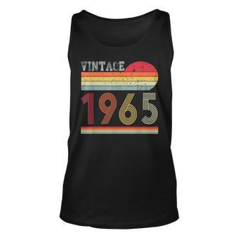 Retro Vintage 1965 Geburtstag Unisex TankTop für Männer und Frauen - Seseable