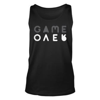 Retro Vintage Game Over Unisex Tank Top - Seseable