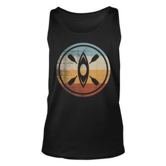 Retro Vintage Kajakfahrer Kajakfahren Kajak Tank Top - Seseable