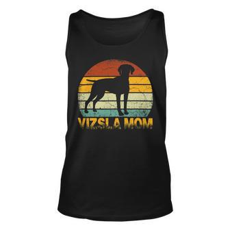 Retro Vizsla Mom Gift Dog Owner Mother Pet Mama Unisex Tank Top - Monsterry