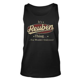 Reuben Shirt Personalized Name Gifts With Name Reuben Unisex Tank Top - Seseable