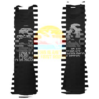 Rodeo Cowboy Horse Riding Western Men Women Tank Top Graphic Print Unisex - Thegiftio