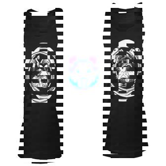 Rover The Astrodog Husky Dog Unisex Tank Top | Mazezy