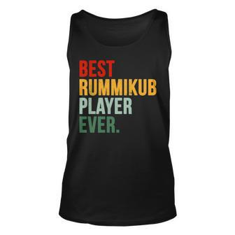 Rummikub Player Ever Grunge Boardgame Unisex Tank Top | Mazezy