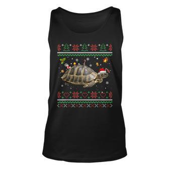 Russische Schildkröte Weihnachts-Unisex TankTop, Hässliches Rentier-Motiv - Seseable