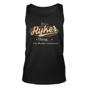 Ryker Shirt Personalized Name Gifts With Name Ryker Unisex Tank Top - Seseable