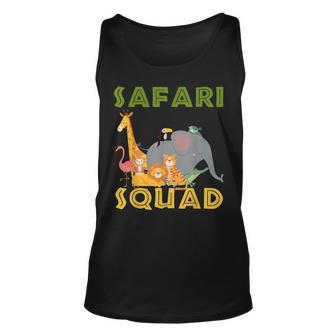 Safari Squad Zoo Animal Family Vacation Unisex Tank Top | Mazezy