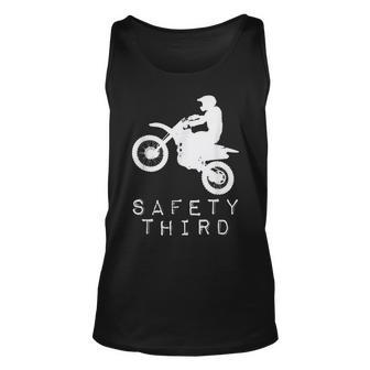 Safety Third T 3Rd Motorcycle Motorbike Unisex Tank Top | Mazezy
