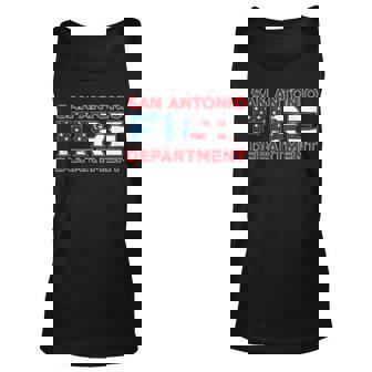 San Antonio Texas Fire Rescue Department Firefighters Unisex Tank Top | Seseable CA