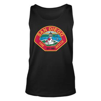 San Diego Fire Rescue Department Sdfd Unisex Tank Top - Seseable
