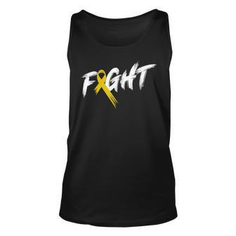 Sarcoma Awareness Month Fight Vintage Bone Cancer Unisex Tank Top - Seseable