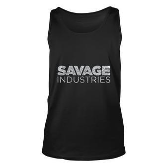 Savage Industries Men Women Tank Top Graphic Print Unisex - Thegiftio UK