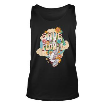 Save The Planet Earth Day Climate Change Environment Saying Tank Top | Mazezy