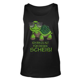 Schildkröte Ich Bin Zu Alt Für Diesen Scheiß Sportler Rente Tank Top - Seseable