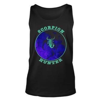 Scorpion Hunter Arachnids Desert Night Watch Design Unisex Tank Top - Seseable