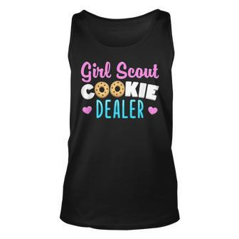 Scout For Girls Cookie Dealer T Funny Scouting Family Unisex Tank Top | Mazezy