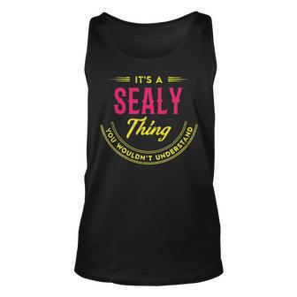Sealy Personalized Name Gifts Name Print S With Name Sealy Unisex Tank Top - Seseable