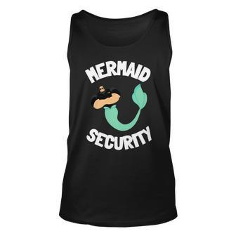Security Guard Bouncer And Security Officer - Mermaid Unisex Tank Top - Seseable