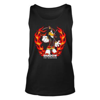 Shadow Red Flame The Hedgehog Unisex Tank Top | Mazezy