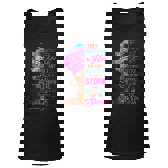 She Whispered Back I Am The Storm Black History Month V6 Unisex Tank Top - Seseable