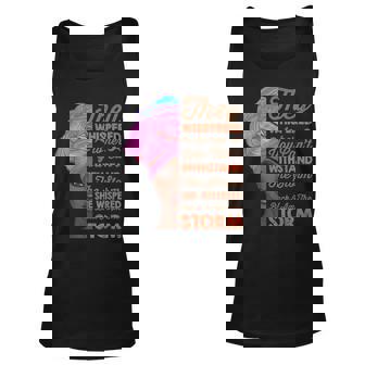 She Whispered Back I Am The Storm Black History Month V7 Unisex Tank Top - Seseable