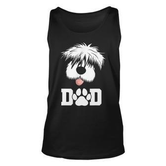 Sheepadoodle Dad Dog Father Gift Idea Unisex Tank Top - Seseable
