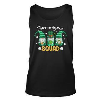 Shenanigans Squad St Patricks Day Gnomes Green Proud Irish V2 Unisex Tank Top - Thegiftio UK