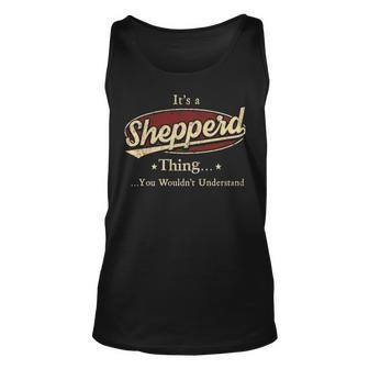 Shepperd Shirt Personalized Name Gifts With Name Shepperd Unisex Tank Top - Seseable