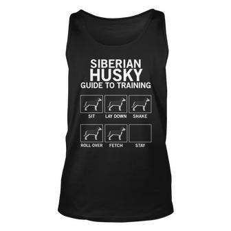Siberian Husky Guide To Training V2 Unisex Tank Top | Mazezy