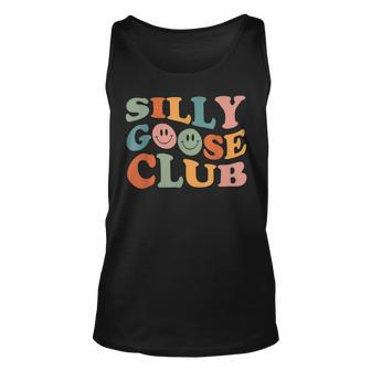 Silly Goose Club Silly Goose Meme Smile Face Trendy Costume  Unisex Tank Top