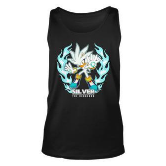 Silver Flame The Hedgehog Unisex Tank Top | Mazezy