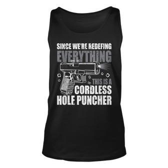 Since We Are Redefining Everything Now Gun Rights Funny Men Unisex Tank Top - Seseable