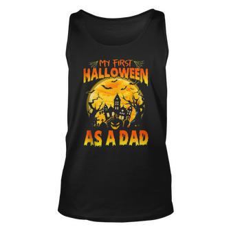 Single Dad My First Halloween As Dad S Unisex Tank Top | Mazezy