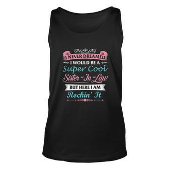 Sister In Law Funny Gift From Brother In Law For Her Men Women Tank Top Graphic Print Unisex - Thegiftio UK